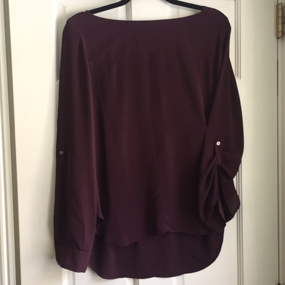 Claret Red Loft Blouse